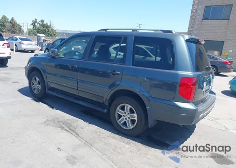 2005 Honda Pilot Ex-L из США, поврежденный, VIN 2HKYF18755H550765
